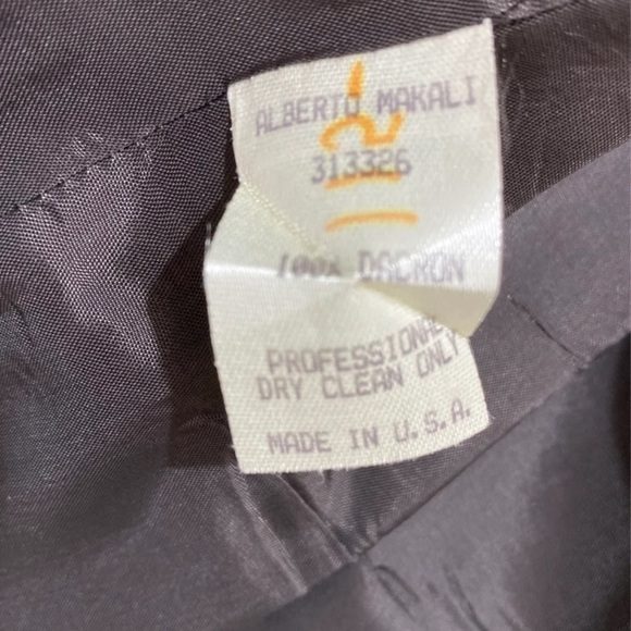 Alberto Makali Designer Brown Jacket Size 6 - Picture 8 of 8